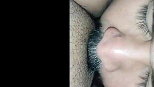 curvy big ass lady masturbates pussy squirts then sucks cock solo