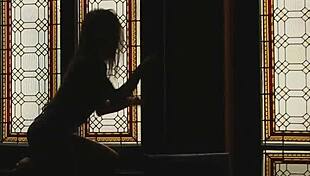 Petite Redhead Sabina Rouge Strips Lingerie Posing Shaved Pussy