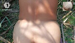 Desi village bride's dirty outdoor ass lick to hardcore creampie fuck