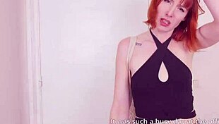 pov: watch pixie pink take spanking punishment with cucumber dry anal in kitchen