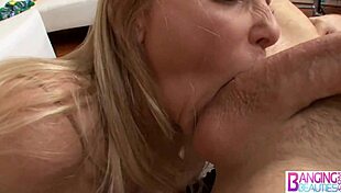 Peering deep into julia ann's gaping hot blonde mom asshole after hardcore pounding