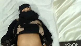 muslim girl and desi boyfriend deliver intense homemade doggystyle pounding with handjob finish