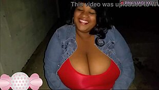 Champagne Pink Kandi Xxx Showcases Ebony Boobs Allure