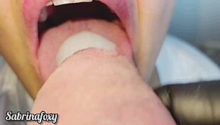 Landlord forced me suck his thick cock no rent money partial pay mouth cum dump deepthroat sabrinafoxy!!