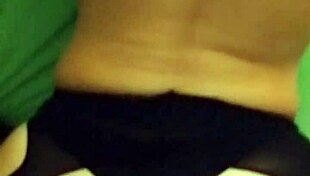 Blonde Teacher Teases in Stockings and Panties