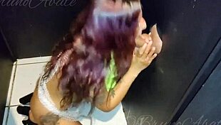 did that argentinian blonde invite you to gloryhole suck till she drains your cock dry?