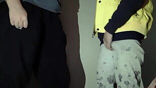 stepmom sneaks peeks while i masturbate then joins for hot lesbian orgasm sex