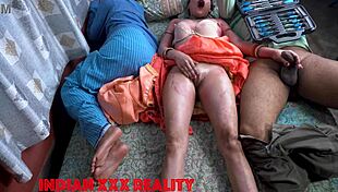 indian stepmom fucking tight wet pussy with dirty hindi talk from not son!