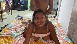 Stepsister Home Alone Begs For Hardcore Pussy Lick And Doggystyle Fuck