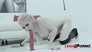 Rossella Visconti swallows 8 loads in wild anal gangbang cum feast 😈💦