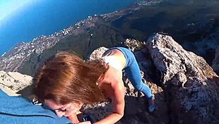 mia bandini risky cliff public ride cumshot 😱🍆💦 who takes next? 