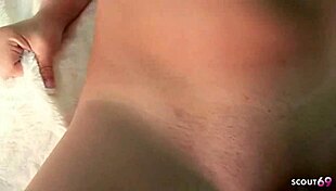 Swallow my creampie after first BBC casting fuck