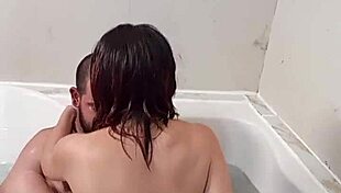 Steamy jacuzzi fun with anime hentai latina bath vibes?