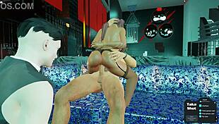 ari gets her holes drilled hard as cuck bf watches humiliated and serves