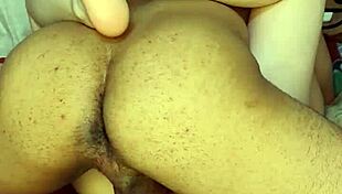 neighbor fuck turns messy with sudden period creampie surprise