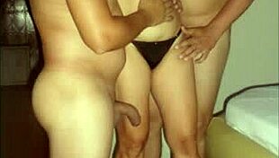 hey, watch these two guys take turns pounding karina's married pussy