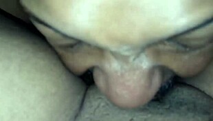 angelg and kuzz sneak in late night pussy licking feast