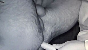 jess vibes hubby's ass while deepthroating his cock