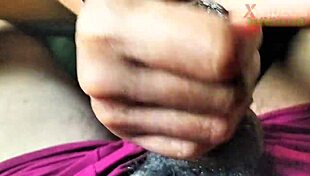 indonesian teen gets rushed handjob cumshot on pussy before late school rush