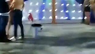 Venezolana teen shakes peruvian latina ass naked dancing wild!