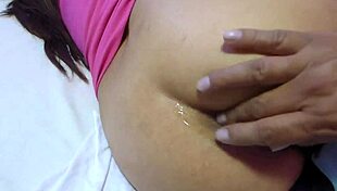 Best friend bends over for brutal anal creampie outdoors then begs for more