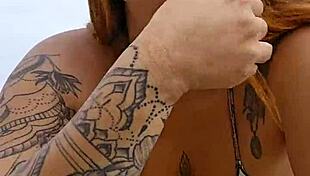 Beach flashing panties exhibitionist african usa young married men attention fuck