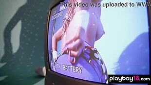 Aubrey Destremps Strips to Flaunt Pierced Nipples Fitness Body