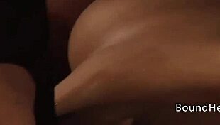 Bound Submissive Destiny 18+ Gets Whipped in Kinky Lezdom Play!