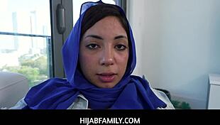 Hijab Babe Ozzy Sparx Deepthroats Monster Cock Handjob Till Horny Pussy Craves More