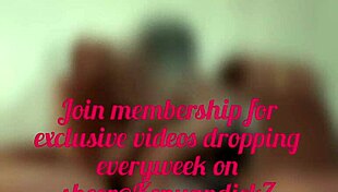 hey neighbor, your sexy cute wife found me naked on the sofa and grabs my monster cock