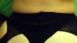 Blonde Teacher Teases in Stockings and Panties