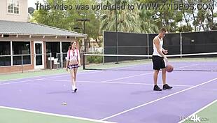 kristen colegiala shows off her tempting small tits