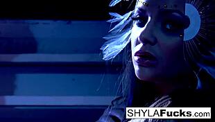 Busty Nikka Submits to Shyla Stylez in Steamy Girl-on-Girl Oral Action!