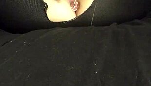 bored wife slams dildo deep in pussy while cramming plug into tight ass