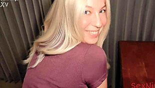 Office Bimbo In Miniskirt Lets Big Cock Smash Her After Hours Doggystyle