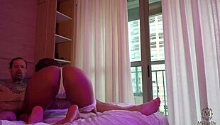 novinha casada couldn't hold back the tesão, sat on husband's friend's monster cock cuckolding him after resenha in lingerie creampie