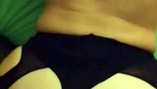 Blonde Teacher Teases in Stockings and Panties