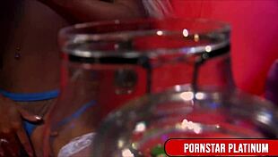 Slim hotties caprice jane flaunt curvy asses and big tits in dirty lesbian toy play