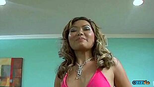 Lana Croft Takes Two Big Black Cocks In Bikini Threesome Anal Double Penetration