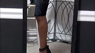 Getting Ready With Me At The Night Club In Heels And Skirt