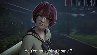 milf's huge shaved boobs and pussy bounce on big cock missionary