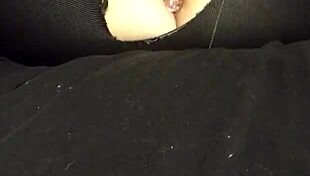 bored wife slams dildo deep in pussy while cramming plug into tight ass