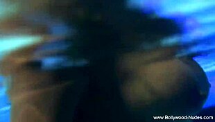 Pretty indian brunette dances teasing her nude body clean