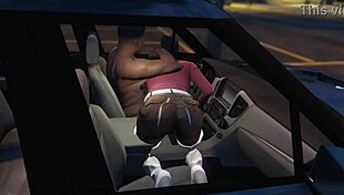 franklin calls up hooker for car sex service in gta streets