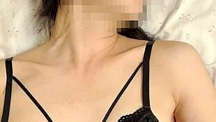 Perverted amateur Japanese wife cums hard repeatedly homemade!