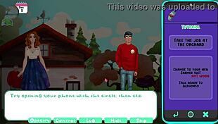 She Blows Him Hard in Orchard Paradise Island Masturbation Play