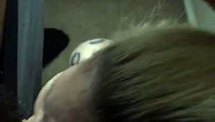 Latina Maid Gags on Monster Cock with Deepthroat Choking Handjob Part 1