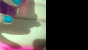 young tattooed girl's huge pussy lips stretched by monster dildo