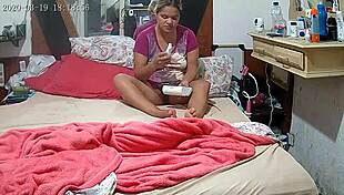 Paty Bumbum's feverish body reveals her always wet hairy latina pussy naked