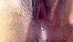 Waking up soaked with horniness the amateur fetish doll sits on her favorite huge vibrator grinding hard